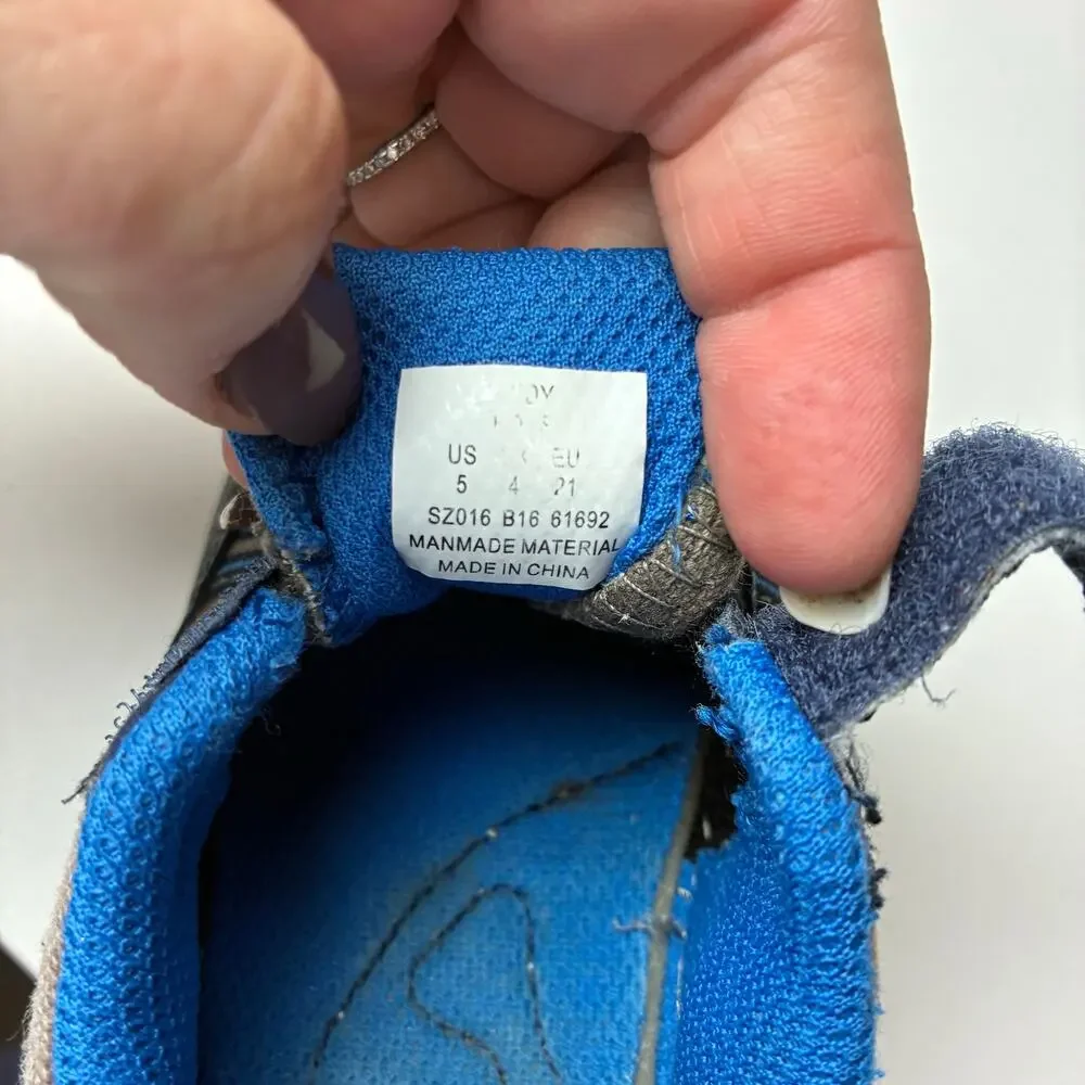 Surprise by Stride Rite Andy Blue & Gray Walking Sneakers Baby/Toddler Boys 5